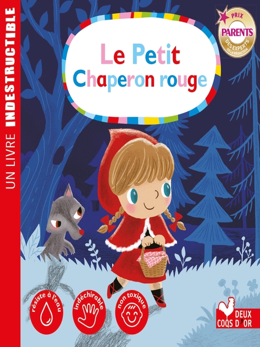 Title details for le petit chaperon rouge--livre Indestructible by Sophie de Mullenheim - Wait list